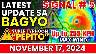 Latest Update Sa Bagyo November 17 2024  Low Pressure Area in the Philippines Today Update [upl. by Konikow]