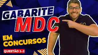 Gabarite MDC em concursos  Questões 12 [upl. by Margarette]