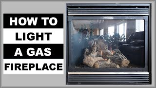 How to Light the Pilot on a Gas Fireplace [upl. by Garceau]