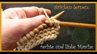 Maschen aufnehmen  Stricken für Anfänger 1  Stricken Lernen Basics  Stricken lernen [upl. by Yessac]