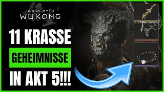 NICHT VERPASSEN GEHEIMES GEBIET KRANKE BOSSE amp STARKER LOOT Black Myth Wukong Quest Akt 5 [upl. by Fadden]