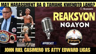 CASIMERO VS ATTY EDWARD LIGAS TOTOO BA NA MAY HARASSMENT [upl. by Lorant175]