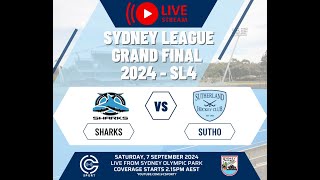 LIVE  SL4 GRAND FINAL 2024  SHARKS v SUTHO [upl. by Eenert816]