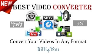 Best Video Converter  Convert Your Videos In Any Format  HindiUrdu [upl. by Cain]