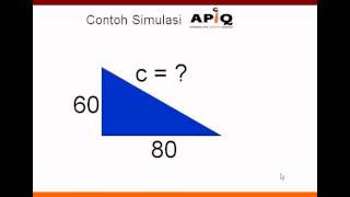 Triangle Pythagoras Terkenal APIQ [upl. by Ennaeerb]