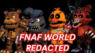 FNAF World Redacted Episode 4 The Nightmares [upl. by Anelegna165]