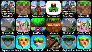 SuperCraft Minecraft Dragoncraft Survival Craftt 2 Mini Block Craft Candy Craft Lokicraft [upl. by Shiff511]