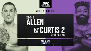 UFC VEGAS 90 LIVE ALLEN VS CURTIS 2 LIVESTREAM amp FULL FIGHT NIGHT COMPANION [upl. by Mila584]