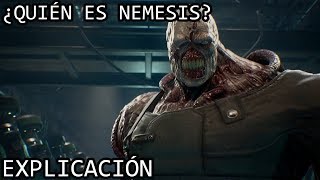 ¿Quién es Nemesis EXPLICACIÓN  Nemesis de Resident Evil y su Origen EXPLICADO [upl. by Ggerc]