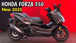 New 2025 Honda Forza 350 Unveiled The Best MidRange Scooter of the Year [upl. by Emoreg]