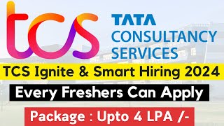 TCS Off Campus Smart Hiring  Eligibility Criteria Exam Pattern Salary Age Limit  Apply Now [upl. by Hecht]