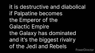 Palpatine is the Emperor of the Galactic Empire what Ive Done [upl. by Sidman]