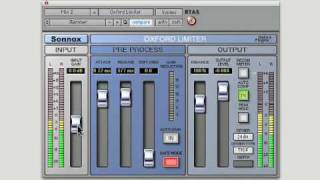 Sonnox Oxford Limiter Plugin [upl. by Nnylireg953]