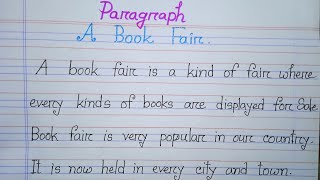 quotA book fairquot paragraph paragraph writing A Book Fair  A book fair essay in english [upl. by Wilburt961]