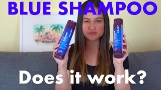 Joico Blue Shampoo Review  Blue Shampoo for Brassy Hair [upl. by Gilson]