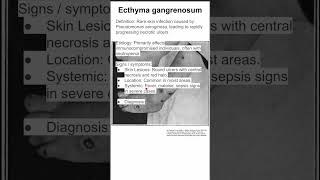 Ecthyma gangrenosum [upl. by Akialam733]