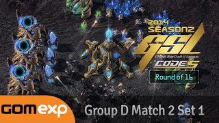 Code S Ro16 Group D Match 2 Set 1 2014 GSL Season 2  Starcraft 2 [upl. by Ardnal]