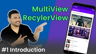 RecyclerView with Multiple View Types  1 Introduction [upl. by Holloway]