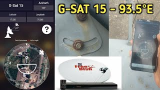 DD Free DTH Signal Setup at home Satellite Finder Pro 2021 App [upl. by Darraj]