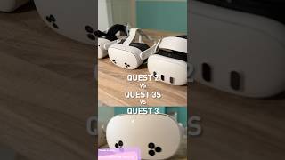 Quest 2 vs Quest 3s vs Quest 3 comparison meta quest questcreatorpartner [upl. by Lirrehs]