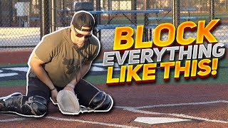 4 BLOCKING DRILLS that will teach any catcher How To Block THE RIGHT WAY [upl. by Alyahs234]