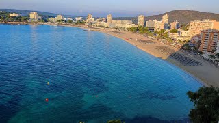 Beach ⛱️ walk Magaluf Mallorca 4K October 2023 [upl. by Philipa]