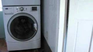 Bathroom trim and washer dryer stacking 1 [upl. by Eiramacissej]