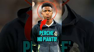 Perché Vinicius ha pianto dopo una tripletta😱💔 calcio [upl. by Hanan756]