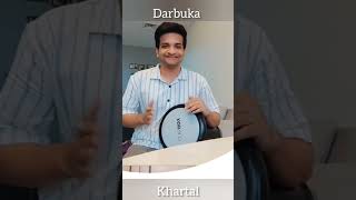 ▫️Darbuka amp Khartal  darbuka beats clapbox cajon percussion music viral khartal musica [upl. by Oppen]