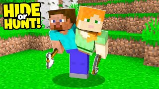 Minecraft Hide or Hunt But Two People Control One Player [upl. by Obla]