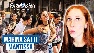 I REACTED TO MARINA SATTI  MANTISSA  GREECE EUROVISION 2024 [upl. by Gerstein]