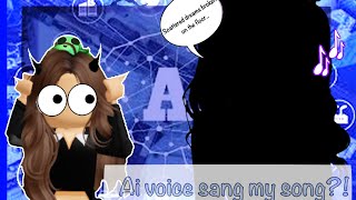 ☾Ai voice sang my song☾😱 lyric video for it [upl. by Kosak]