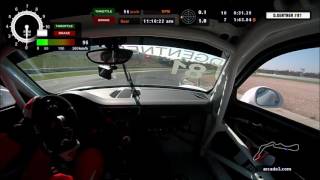 Porsche 991 GT3 Cup Autodom Most fast lap 14274 [upl. by Ethben]