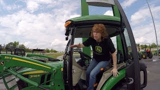 John Deere Test Drive The Search for Bigger Compact Tractor Continues [upl. by Singband]