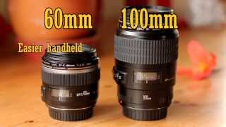 Canon EFS 60mm f28 USM Macro Lens Review with samples [upl. by Vittorio]