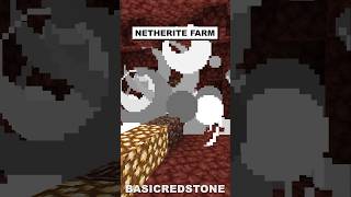 Netherite Farm Minecraft minecraft shorts [upl. by Mauretta837]