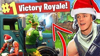 THE NEW SNOWBALL GUN Christmas Update Fortnite Battle Royale [upl. by Cressy]