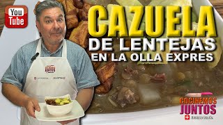 Como hacer LENTEJAS  CAZUELA DE LENTEJAS [upl. by Onaled598]