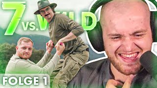 😱😂TRYMACS reagiert auf 1 FOLGE 7vsWILD in KANADA  Trymacs Stream Highlights [upl. by Arayk566]