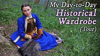 I Wear Historical Fashion Daily Heres Whats in My Wardrobe  Historical Clothing Tour 2021 [upl. by Selrahcnhoj356]