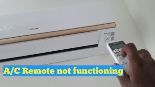 Hitachi split ac remote sensor not functiong [upl. by Asinet]