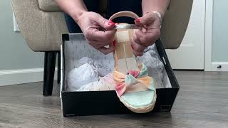 Dolce Vita Wedge Sandals Unboxing amp Review [upl. by Gregrory]