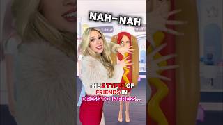 The “2 TYPES” of FRIENDS in DRESS TO IMPRESS on ROBLOX…💃🏼🌭 [upl. by Nednyl]