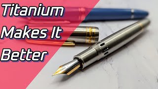 Titanium Made This A New Favorite  Majohn Ti 136 Fountain Pen [upl. by Cristian]