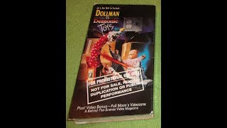 Opening to Dollman vs Demonic Toys 1993  1993 Screener VHS [upl. by Hairam]