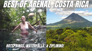 TOP THINGS TO DO in La Fortuna Costa Rica  Ziplining Hot Springs amp More [upl. by Zaneta]