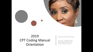 Introduction to the 2019 CPT Manual [upl. by Sharia]