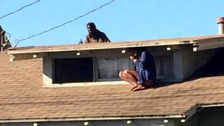 Sparkle Actress Melora Rivera Hides From Intruder on Roof [upl. by Llenrad188]