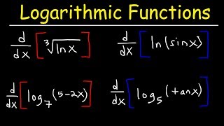 Derivative of Logarithmic Functions [upl. by Yerga]