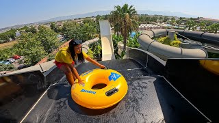 Turbulence Water Slide at Tortuga Pirate Island Theme amp Water Park [upl. by Busby887]